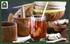 Trà gừng đường nâu bao nhiêu calo