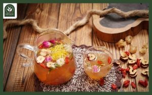 Trà hoa cúc táo đỏ