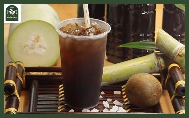Trà bí đao hạt chia